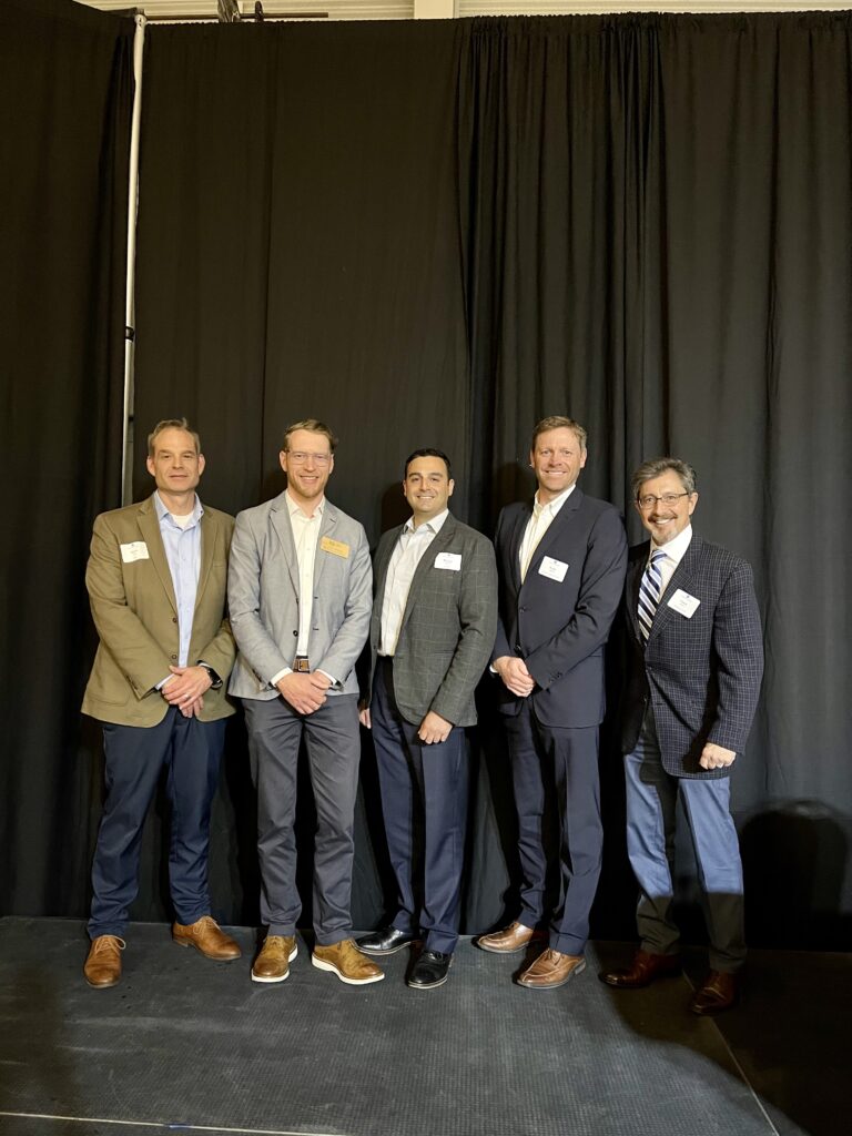 From Left: David Ivan, Zac Swank, Michael Tulaney, Rudy Verner, and Frank Bruno | Photo by: Ashley Cawthorn, Berg Hill Greenleaf Ruscitti